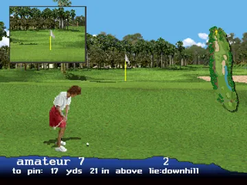 PGA Tour 97 (US) screen shot game playing